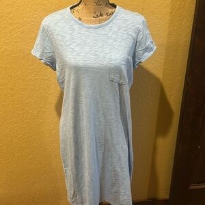 Gap light blue, short, t-shirt dress, size L tall, NWT | offer in description